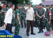 Pangdam Mayjen TNI Rudy Dampingi Kunjungan Menhan Sjafrie Sjamsoeddin