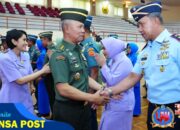 Mabes TNI Gelar Upacara Kenaikan Pangkat 76 Perwira Tinggi TNI