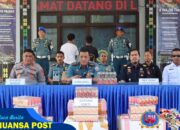 TNI AL Gagalkan Penyelundupan Puluhan Ribu Batang Rokok Ilegal dan Belasan Sepeda Motor Tanpa Dokumen di Labuan Bajo