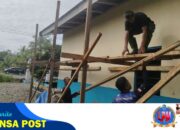 Satgas TMMD Laksanakan Pemasangan Plafon di Gereja Katolik St. Santo Paulus
