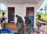 Satgas TMMD 124 Fokus Pada Pemasangan Pintu MCK
