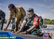 Satgas TMMD Ke-124 Kodim 1710/Mimika Wujudkan Dukungan untuk Ketahanan Pangan: Tanam Semangka dan Kacang Tanah