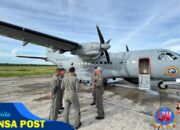 Pastikan Keamanan Perbatasan Perairan Utara Papua, TNI AL Laksanakan Patroli Udara Dengan Pesawat CN235 MPA P-8303