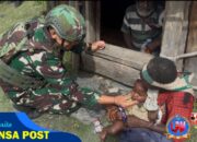 Anjangsana Penuh Kasih, Satgas Yonif 715/Mtl Pererat Keharmonisan di Perbatasan Papua