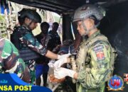 Prajurit Menjahit Luka Negeri, Satgas TNI Selamatkan Pemuda Luka Parah di Kampung Geligi