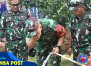 Air Mengalir Untuk Kehidupan. Satgas TMMD Kodim 1501/Ternate Berhasil Membuat Sumur Bor Air Bersih di Desa Guaria