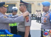 Polres Labusel Gelar Upacara Kenaikan Pangkat Pengabdian Personel Polri