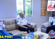 Danlanud Sultan Hasanudiin Terima Kunjungan Kepala Kantor Otoritas Bandar Udara Wilayah V Makassar