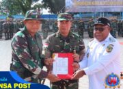 Berakhir Dengan Sukses, Dandim 1710/Mimika Bersama Pangdam XVII/Cenderawasih Menutup Kegiatan TMMD Reg Ke-124