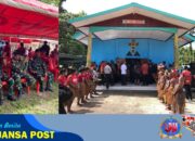 Wujud Toleransi di Tanah Papua, Satgas Yonif 131/Brajasakti Hadiri Peresmian Gereja GKI Eden Yanemyo