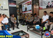 Polsek Cikijing Gelar Anev Mingguan dan Pisah Sambut Panit Reskrim Polsek Cikijing