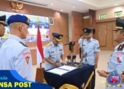 Pangkoopsud I Serahterimakan Jabatan Danlanud BNY dan Danlanud HAD