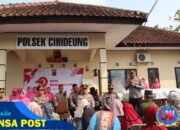 Sambut HUT Bhayangkara ke-79, Kapolres Tasikmalaya Kota Bagikan Sembako ke Masyarakat
