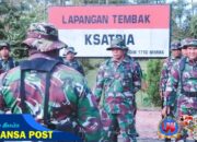 Kodim 1710/Mimika Gelar Latihan Menembak, Tingkatkan Kemampuan Prajurit