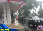 Dalam Rangka Menyambut 1 Muharam 1447 H, Antusias Pawai Akbar Masyarakat Tetap Semangat Meskipun Basah Kuyup Diguyur Hujan,