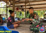 Berbagi Kasih di Perbatasan Papua bersama Brajasakti