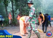 TNI-Polri Dukung Satgas Daya “Nembel Jalan” Trenggalek: Gotong Royong Perbaiki Jalan Rusak Sepanjang 15 KM