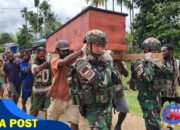Satgas Yonif 126/KC Bantu Pemakaman Guru Honorer Inspiratif di Kombut