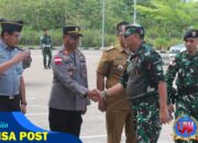 Kunjungan Kerja Pangkogabwilhan I di Makotis Satgas Pamtas Yonkav 3/AC