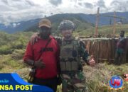 Langkah Loreng di Tanah Damai, Anjangsana Satgas TNI Menyapa Warga Kampung Wako