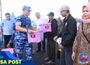Danlanud Sultan Hasanuddin Bersama Bupati Pinrang Berikan Bantuan Sembako dan Tinjau Sunatan Massal Pada Festival Dirgantara Bumi Lasinrang 2025
