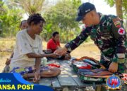 Satgas Yonif 131/Brajasakti: Satgas TNI Hadirkan Sentuhan Kemanusiaan Lewat Layanan Kesehatan Gratis di Kampung Mosso