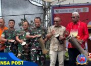 Dandim 1710/Mimika Hadiri Lounching Koperasi Desa/Kelurahan Merah Putih Di Wilayah Kabupaten Mimika