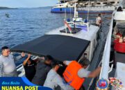 Bakamla RI Evakuasi Korban Kebakaran KMP Barcelona 5 di Perairan Talise