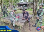 Satgas Yonif 642/Kps Laksanakan Kegiatan Yankes di Kampung Irahama