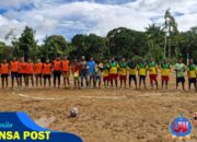 Satgas Yonif 126 dan Warga Distrik Ninati Rayakan HUT RI ke-80 dengan Semarak Lomba Sepak Bola dan Voli