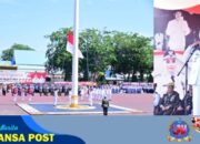 Bupati Bengkalis Hj. Kasmarni Pimpin Upacara Detik-Detik Proklamasi Kemerdekaan RI ke-80