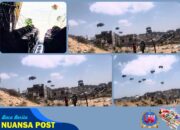 Payung Parasut Untuk Gaza Tak hanya Bawa Bantuan, Tapi Pesan Persahabatan