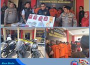 Satreskrim Polres Majalengka Bongkar Sindikat Curanmor, Enam Pelaku Dibekuk Polisi