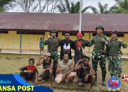 Karya Bakti Merah Putih Satgas Yonif 126/KC: Menyemai Harapan di SD Kampung Umap