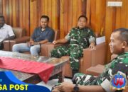 Dandim 1710/Mimika Terima Kunjungan Silaturahmi Kepala Koordinator SPPI Wilayah Papua Tengah Program MBG