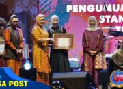 Kab.OKI Juara 1 Stand Terbaik Swarna Songket Nusantara