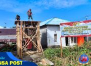 Kebut..!! Sumur Bor dan Tower Air Bersih Desa Kamanglale TMMD 125 Kodim 1506/Namlea Capai 57 %