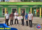 PTPN 4 Regional 2 Kebun Panai Jaya Menyerahkan Program TJSL Sebesar Rp. 15.000.000 Untuk Pengecoran Halaman Mesjid Taqwa di Dusun 5 Desa Sei Rakyat