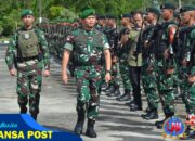 Dandim 1710/Mimika Hadiri Upacara Serah Terima Satgas Pam Obvitnas PT. Freeport Indonesia