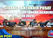 Panglima TNI Pimpin Sidang Pantukhir Pusat Penerimaan Taruna Akademi TNI TA 2025