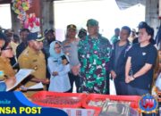 TNI Membantu Pemerintah Daerah, Dalam Pemantauan Harga Bahan Pokok di Wilayah Kabupaten Puncak Jaya