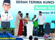 Panglima TNI Dampingi Presiden RI Pada Akad Massal 26.000 KPR FLPP