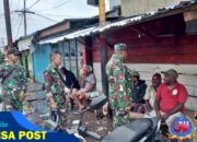 Jaga Keamanan Wilayah, Kodim 1710/Mimika Laksanakan Patroli Humanis Di Wilayah Binaan