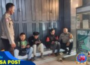 Patroli Malam, Bhabinkamtibmas Polsek Cikijing Sambangi Warga Desa Cikijing, Beri Imbauan Kamtibmas