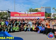 Hadiri Apel Akbar Satkamling, Bupati Bengkalis Hj. Kasmarni : “Kebersamaan dan Kepedulian Adalah Kunci”