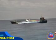 Bakamla RI Evakuasi Kapal MV Leann Yang Terbakar di Perairan Anambas
