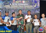 Panglima TNI Buka Open Tournament Lomba Menembak Piala Panglima TNI 2025