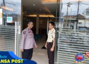 Sambangi Objek Vital Perbankan, Personil Polsek Cikijing Ingatkan Security Waspada C3