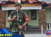 Apel Pagi, Dandim 1710/Mimika Tekankan Prajurit dan PNS Kodim Peka Dengan Situasi Yang Berkembang dan Sosialisasikan Kamtibmas Secara Humanis Kepada Masyarakat