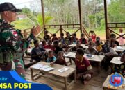 Implementasi Program Calistung oleh TNI Untuk Mendukung Pembangunan SDM di Kampung Kombut